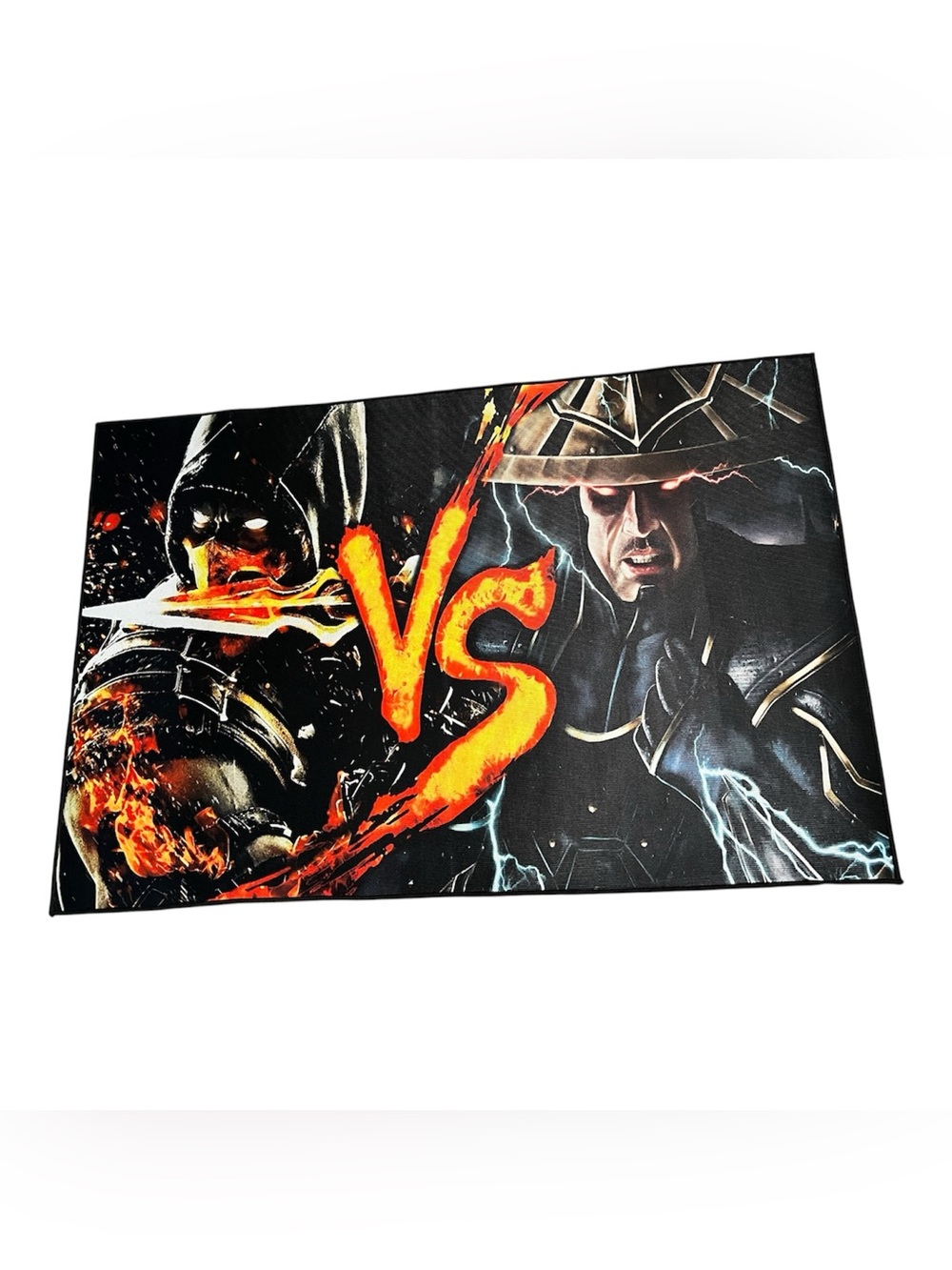 Mortal Kombat Scorpion VS Raiden Area Rug 4ft x 2.5ft